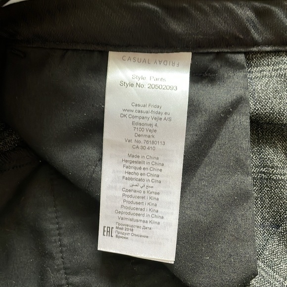 (2/$30) Casual Fridays Plaid Trousers - Picture 3 of 5